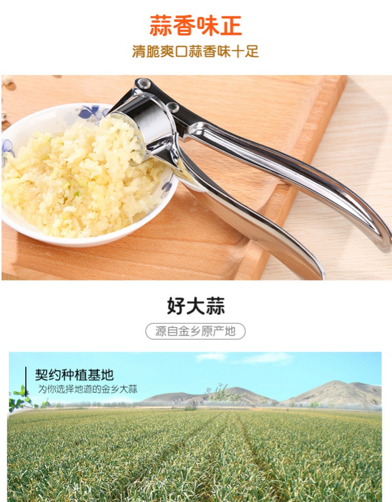 金乡 紫皮富硒大蒜 5斤装 直径5-5.5CM 图4