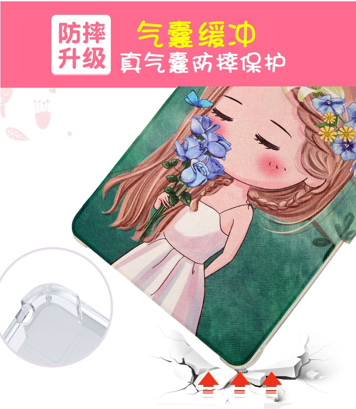 ipad pro10.5 silica vỏ bảo vệ tay áo cartoon ipad5 9,7 inch mỏng por máy tính bảng mới của Apple với kháng thả bút rãnh pro9.7 cartoon inch bảo vệ tay áo vỏ mềm ipadpro - Phụ kiện máy tính bảng