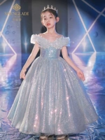 Пианино, платье, элитный наряд маленькой принцессы, костюм, принцесса Эльза, благородный крой