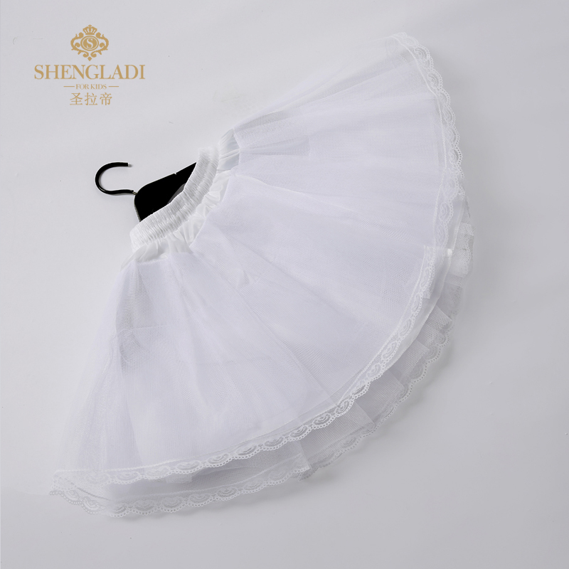 Girls wedding dress petite skirt skirt small dress skirt skirt flower girl children skirt skirt boneless soft skirt short paragraph