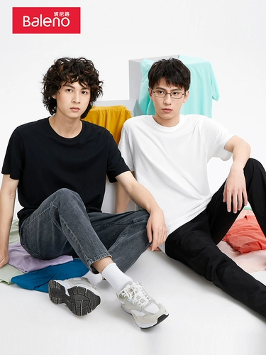 Хлопковая антибактериальная цветная приятная телу трендовая футболка для отдыха для влюбленных