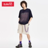 Летние трикотажные трендовые шорты, штаны для отдыха, с вышивкой