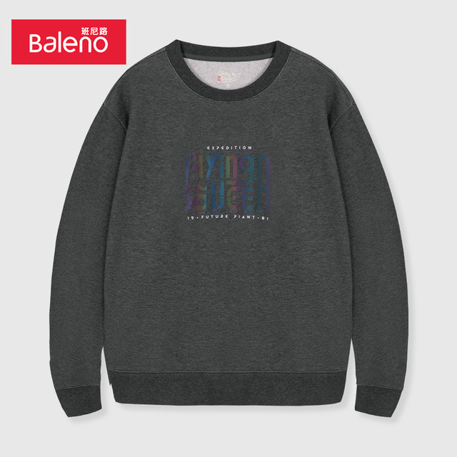 Baleno ພາກຮຽນ spring ໃຫມ່ແບບເກົາຫຼີ trendy ພິມເສື້ອແຂນຍາວຜູ້ຊາຍຄົນອັບເດດ: ຄໍຮອບ pullover ສູງ sweatshirt ສໍາລັບໄວລຸ້ນ