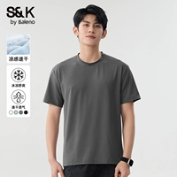 【冰丝网眼T恤】灰#纯色