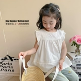 Летняя одежда, рубашка, детская футболка, летняя кукла, новая коллекция, в западном стиле, детская одежда, короткий рукав