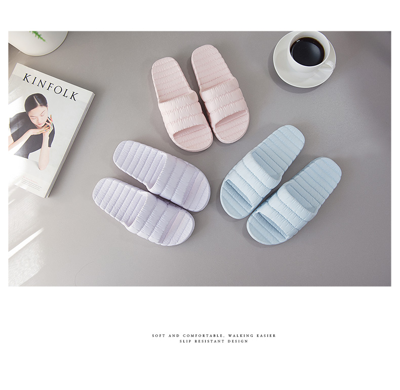 Doppio đơn giản dày đáy nhà trong nhà nhà mềm mại dép chống trượt dép nữ mùa hè dép nữ nhà mùa dép đi trong nhà cho bé