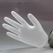 Disposable food pvc gloves framed oil-proof gloves catering kitchen baking film gloves 20