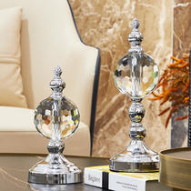 Modern minimalist dining table decoration Living room TV cabinet decoration wine cabinet crystal ball creative personality gift decoration