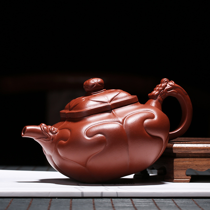 Yixing masters are it pure manual teapot undressed ore mud kung fu tea sets tea zhu household dragon