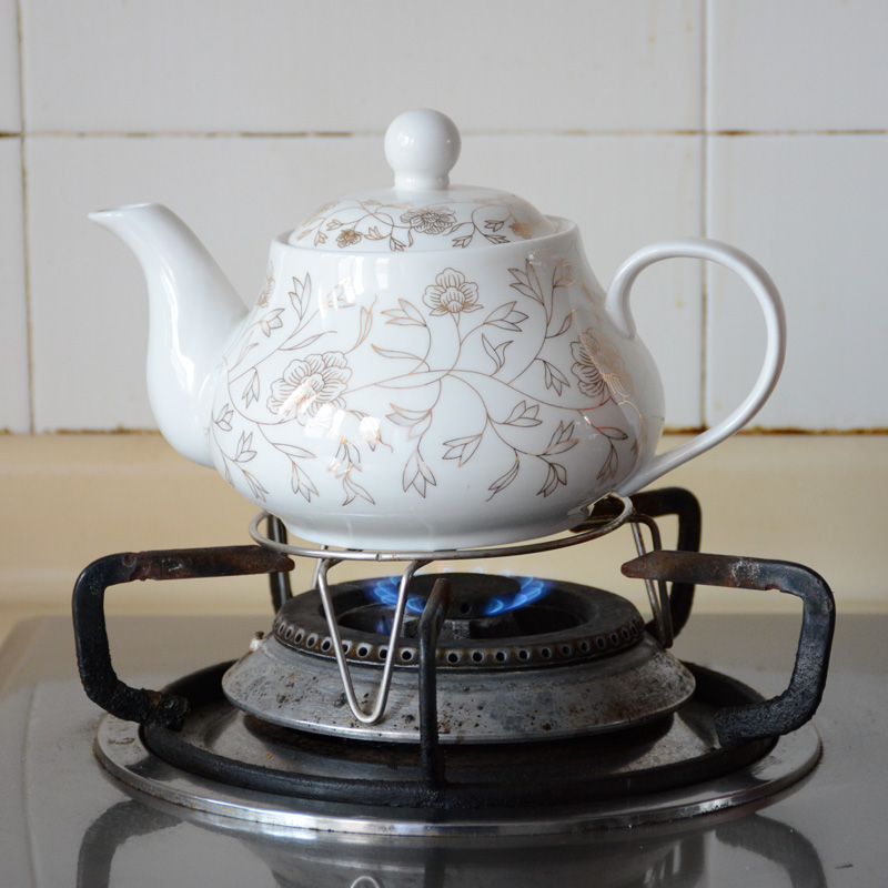 Ceramic based Taiwan tea pot with hot base to hold to high temperature insulation family afternoon tea tea sets tea pot