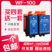 Xinyin WF100 ink cartridge T289 ink cartridge Suitable for Epson WF-100 printer Black T289 ink Color T290 WF100 portable printer ink e