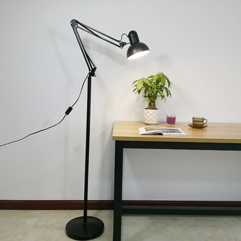 And Hui LED Floor Lamp Long Arm American Eye Learning Work Bedroom Mechia Tattoo Mahjong Filming Anchor