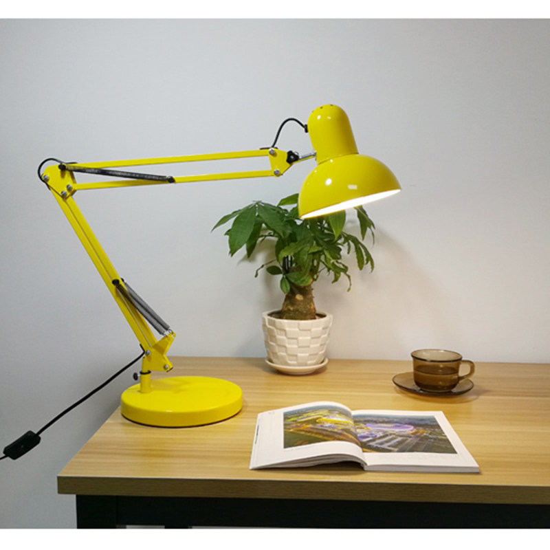 LED Long Arm Folding Eye Protection Desk Lamp Work Study Desk Bedroom Nail Art Embroidery Repair Painting Makeup Pedicure