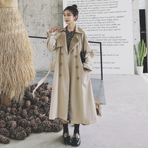 Fashion Temperament Rice White Windsuit Woman Mid 2022 Chunqiu New Inn Style Thin Pop Coat Jacket