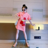 Летнее ципао, юбка, детская летняя одежда, популярно в интернете, в западном стиле, детская одежда, китайский стиль