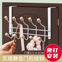 Free punch behind the door 10 is connected adhesive hook hanger wall-mounted on the wall in the kitchen bathroom incognito glove storage clothes hanger