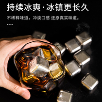 304 Stainless Steel Iron Ice Cube Recycled Cold Beer Ice Tray Metal Turite Frozen Ice Ball Whiskey Ice Hockey