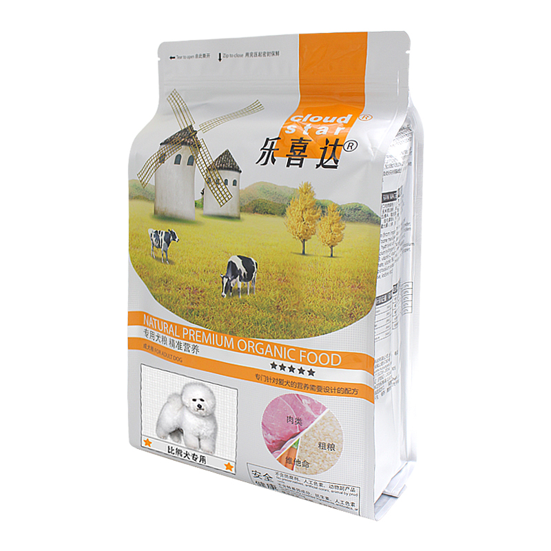 比熊狗粮5斤比熊犬狗粮成犬专用乐喜达白色小型犬奶糕 美毛去泪痕