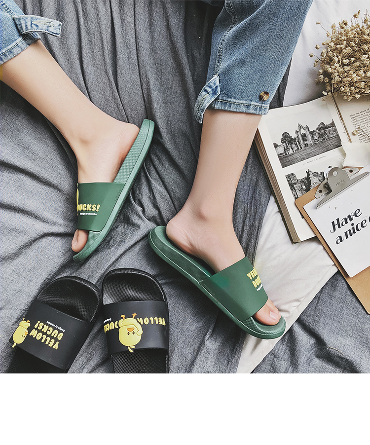 2019 mới dép nữ nhà mùa hè phòng tắm nội thất dép tắm trượt và dép đi trong mùa hè trượt nam mạng gia đình đỏ - Trang chủ dep long di trong nha
