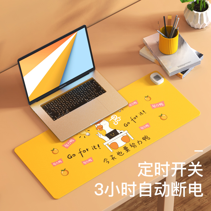 Heating Slip Rat Mat Cartoon Large Number Desktop Super Usb Warm Flashlight Arena Personality Students Learn To Write Warm Hand Pads Computer Keyboard Mat Girls Creative Winter Notebook Small Frescoed Warm Table Mat