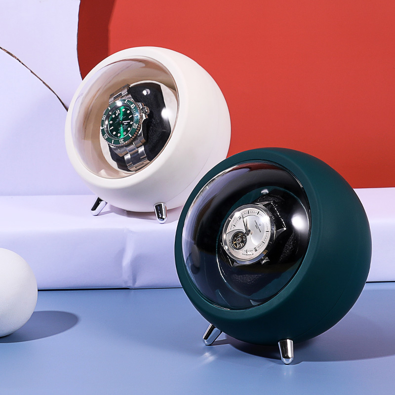 Mechanical table turn table box rocking meter Home self-swinging instrument swivel table automatic rocking instrument watch upper chain containing box-Taobao