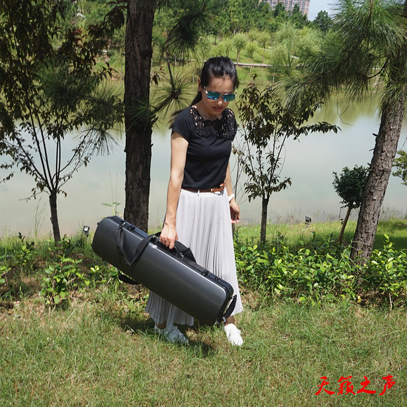 High-grade carbon fiber violin box square carbon fiber violin luggage compression and wear-resistant multi-color factory direct sales