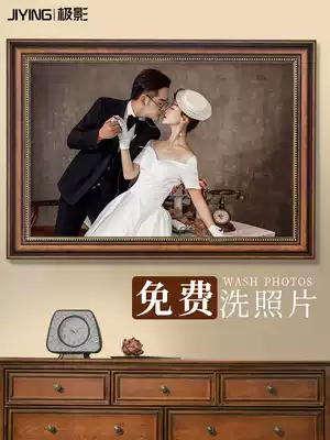 Wedding photo frame enlarged wall combination wedding photo 36 inch 48 wash photo made photo frame frame custom