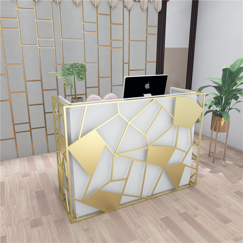 Cashier counter small simple modern clothing store Leixian shop milk tea shop children's clothing shop beauty salon bar front desk