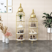 Clothing store shoe rack Nakajima rack Nordic Net red shelf window decoration shoe shop shoe rack bag rack cosmetic rack
