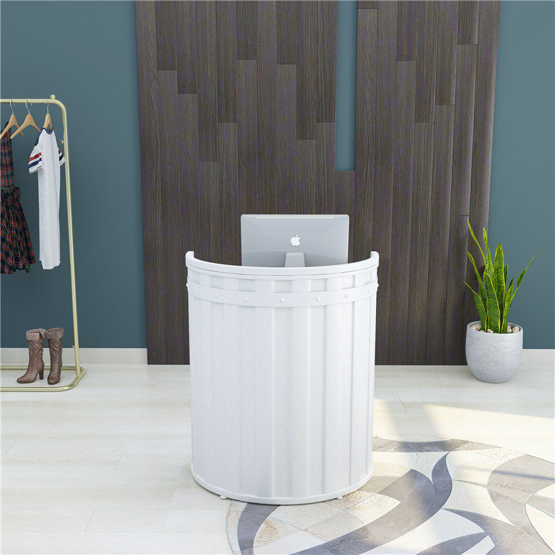 Clothing store cash register counter Small bar ins net red small counter Modern simple Wrought iron welcome desk Small reception desk