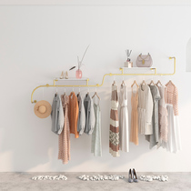 Clothing Store Display Rack Upper Wall Floor Type Hanger Special Womens Clothing Store Shelf Clothes Shelf Childrens Clothing Store Display Racks