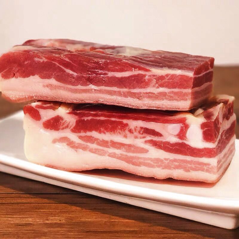 Wuhuafeng meat Jinhuafeng meat 500g air-dried pork belly marinated Tuk fresh bacon bacon Shanghai hometown bacon bacon