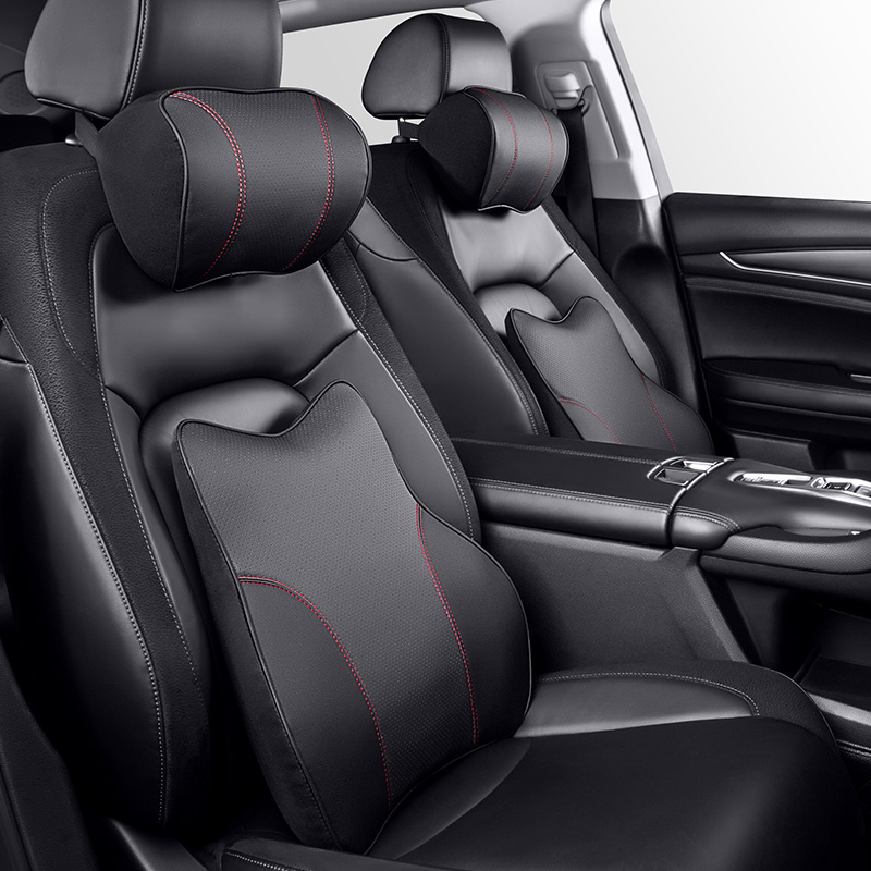 Car waist rests with waist memory cotton back cushion waist cushion seat waist pillow for car four-season head pillows back to suit