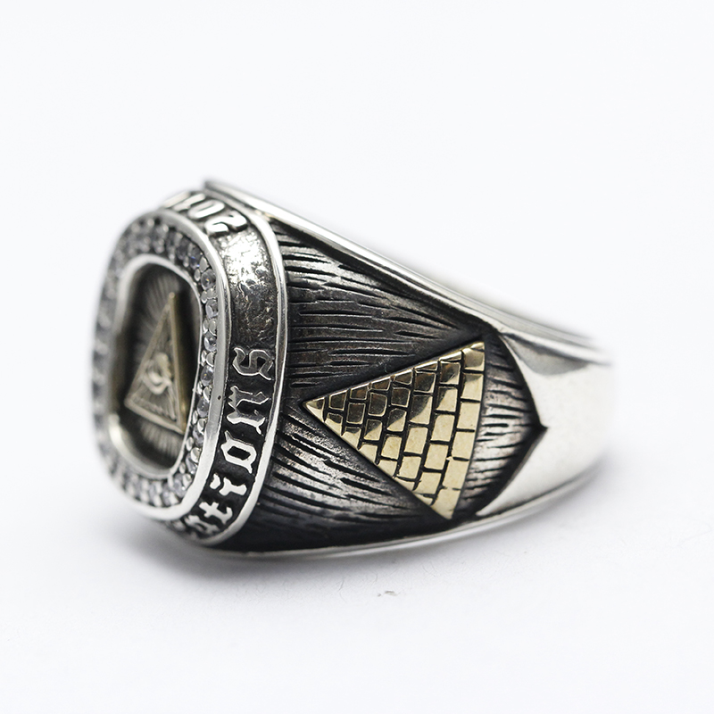 Bague homme RUIBEILA en Argenterie - Ref 3089313 Image 3