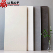 Soft light skin glaze wall tiles 400x800 plain micro-cement tiles bathroom kitchen cream beige