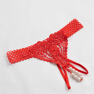 New women's underwear: Shiny diamond buttons, sexy thongs, women's charm, low-waisted lace underwear