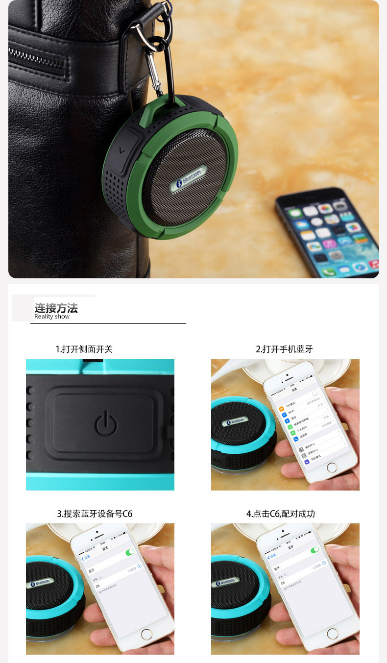 Điện thoại di động không dây Loa Bluetooth loa di động mini card thu thập loa siêu trầm âm thanh nhắc nhở - Trình phát TV thông minh modem router wifi