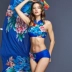 Người thổi kèn áo tắm phụ nữ ba mảnh bikini dân tộc Trung Quốc phong cách sườn xám phong cách bảo thủ quần đùi nhỏ quần đùi áo tắm mùa xuân nóng - Bikinis Bikinis