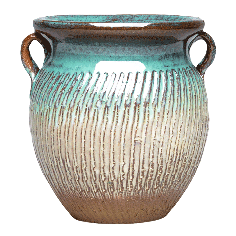 Meaty plant pot coarse pottery flowerpot, fleshy, the plants and old running high pot large and medium size ceramic retro move