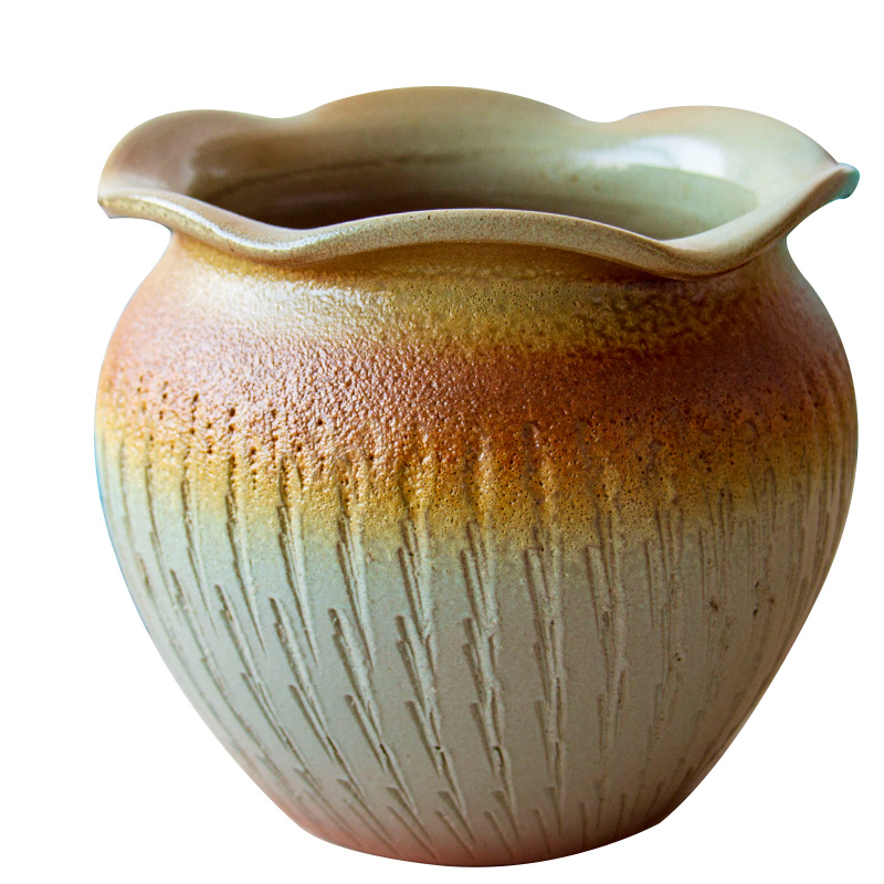 Extra large fleshy plant pot coarse pottery flowerpot is much meat on sale green plant contracted creative other platter ceramics