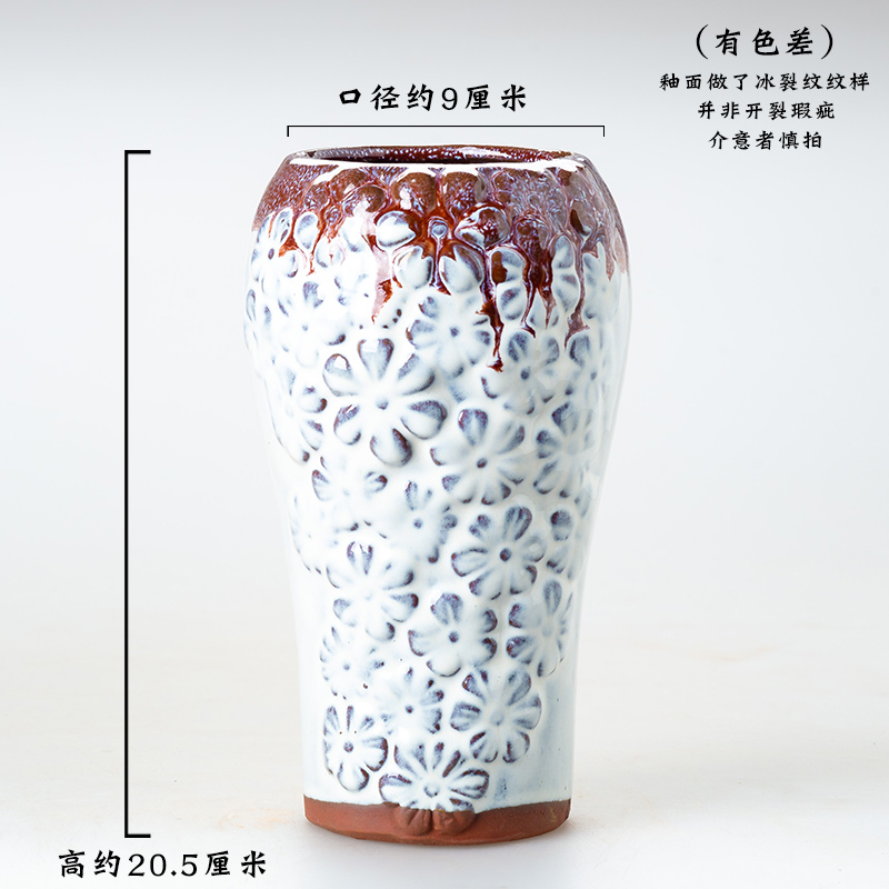 Fleshy flowerpot breathable meaty plant rose purple orchid ceramic carve patterns or designs on woodwork, high clay special grape bottle