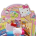 Cửa hàng kem Hello Kitty chính hãng Hello Kitty Street Story 50094 Girl Play House Toy Set đồ chơi mô hình Đồ chơi gia đình