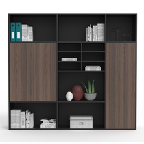 Office furniture wooden filing cabinet secret cabinet bookcase plate data filing cabinet boss room background filing cabinet