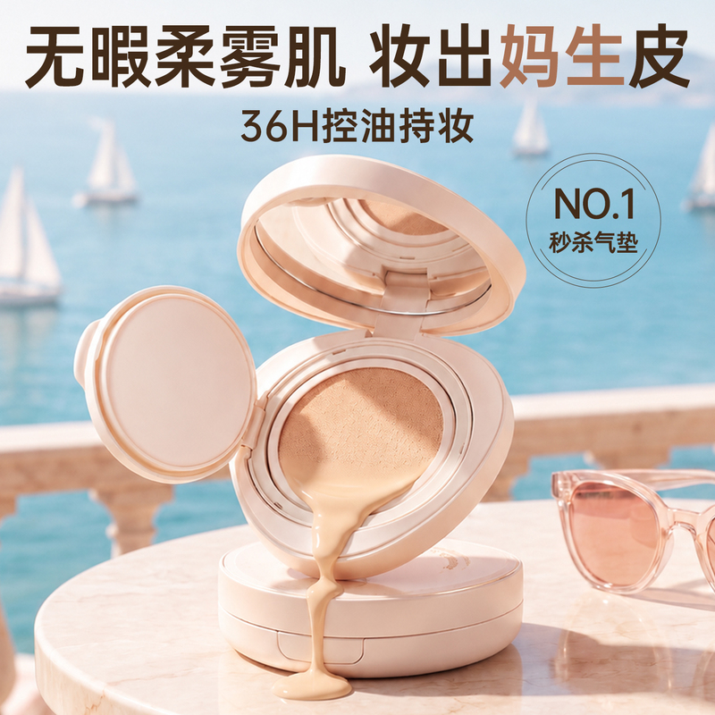 Air Cushion Bb Cream for Oily and Dry Skin, Foundation for Acne and Oil Control, Official Authentic Air Cushion Concealer for Girls, Long-Lasting and Does Not Remove Makeup Air Cushion Bb Cream for Oily and Dry Skin, Foundation for Acne and Oil Control, Official Authentic Air Cushion Concealer for Girls, Long-Lasting and Does Not Remove Makeup