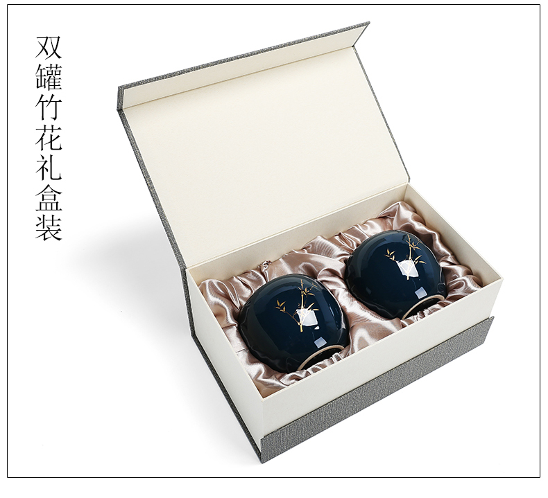 Dragon invertors ji blue glaze large caddy fixings kung fu tea set ceramic tea pot round pot seal up tea, tea warehouse