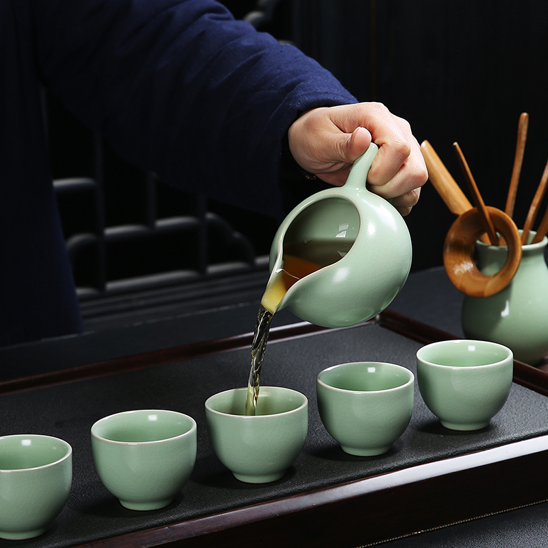 Dragon invertors your up kung fu tea set ceramic tea set your porcelain of a complete set of open tureen teapot teacup household
