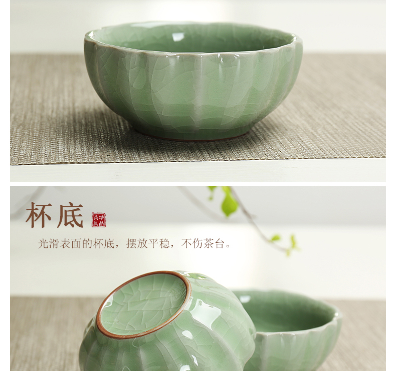 Dragon invertors ru up market metrix sample tea cup personal single CPU kung fu ceramic tea set your porcelain cups, small cup can keep open