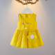 2024 baby girl summer dress 01-3 years old infant suspender skirt girl summer dress trendy little girl skirt trendy