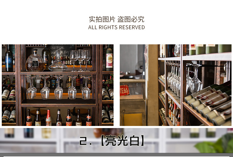 Tủ rượu trưng bày tủ rượu kệ rượu trưng bày rượu vang cao cấp treo rượu vang tủ rượu tùy chỉnh hầm rượu - Kệ kệ trang điểm