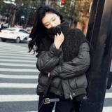 Бархатный пуховик с пухом, куртка, популярно в интернете, подходит для подростков, коллекция 2021